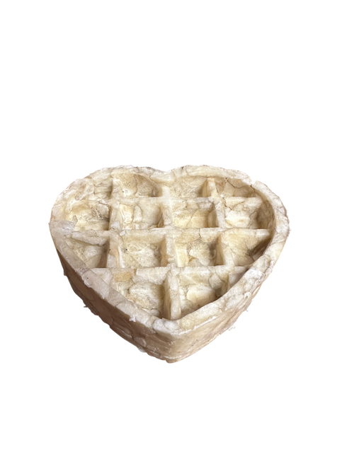 Collagen waffle heart