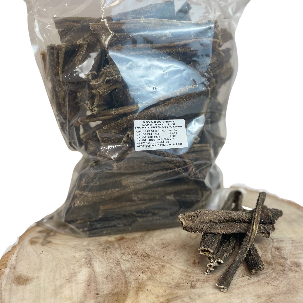 Lamb tripe bulk bag - 1kg