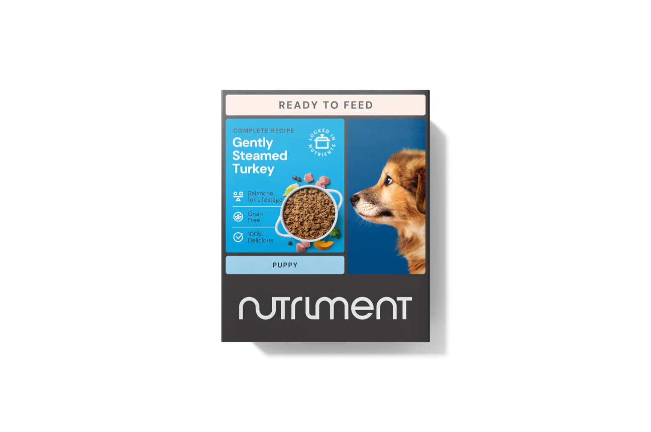 Nutriment Gently Steamed Turkey Beef for Puppies 395g Poppy s Doggie Deli