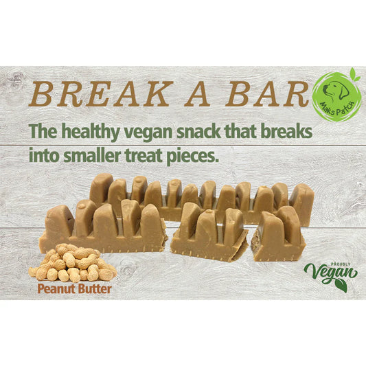 Maks Patch Break A Bar - Peanut Butter Flavour Vegan Dog Treats