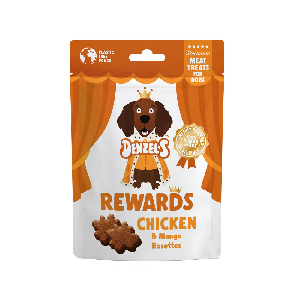 Denzel’s Chicken & Mango Rosette Rewards - 70g